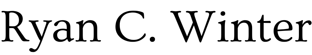 Ryan C. Winter Logo
